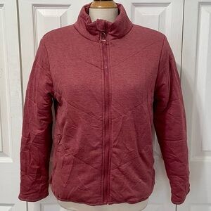 Three Dots Women's Red Quilted Jacket